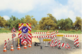 Busch 6048 - Set d'équipements pour chantiers travaux publics 1:87 - HO