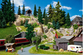 Télécabine miniature à matériaux - 1:87 H0 - Faller 130323