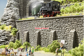Décors miniature : Mur en pierre naturelle - 1:87 - Noch 58064