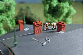 Assortiment de cheminées 1:87