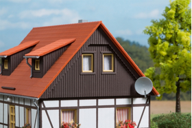 Maquette de Maison individuelle - 1:87 HO - Auhagen 11453