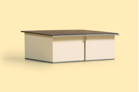 Bâtiment miniature : Double garage - 1:87 H0 - Auhagen 11456