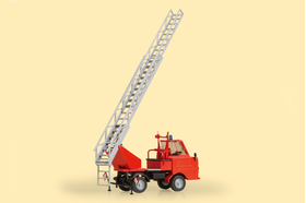 Véhicule miniature : Camion de pompiers Multicar M22 - 1:87 H0 - Auhagen 41655Véhicule miniature : Camion de pompiers Multicar M22 - 1:87 H0 - Auhagen 41655