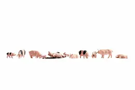 Figurines miniatures :  Cochons - Noch 15712