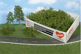 Heki 1671 - 15 arbres buissons vert-moyen