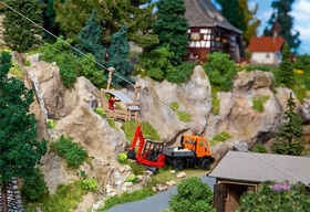Télécabine miniature à matériaux - 1:87 H0 - Faller 130323