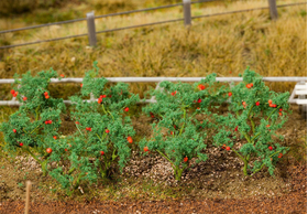 Végétation miniature : Plants de tomates miniatures 1/87 pour diorama - Faller 181259
