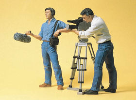 Preiser 57104 - ingénieur du son et cameraman 1:24