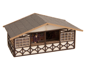 Décor miniature : Stand de marché de noël - 1:160 N - Noch 14682
