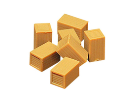 7 caisses miniatures 1:87
