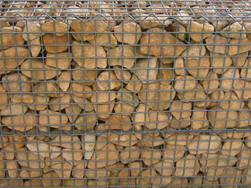 Mur en Gabion 1:87