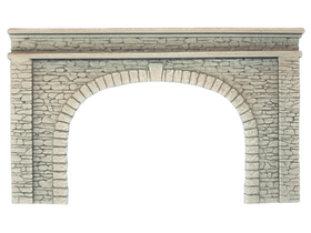 Décors miniature : Entrée de tunnel en pierre naturelle, double voie - 1:87 - Noch 58062