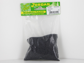 Sable - Ballast couleur noir pour décors miniatures miniature 0.3 - 0.5 mm - Jordan 800 , 1:160