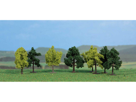 Heki 1140 - 8 arbres miniatures de 4 cm
