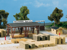 Maquette d'une Scierie - 1:87 HO - Auhagen 11353