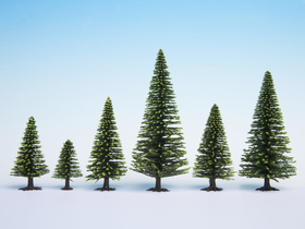 10 sapins miniatures 16 -19 cm - Noch 26827