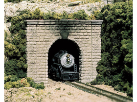 1 entrée de tunnel en pierre de taille 1 voie au 1:87- Woodland Scenics C1253