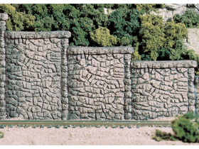 Mur de soutènement miniature en pierre au 1:87 - Woodland C1259
