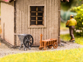 Accessoires miniatures : Set de récolte de betteraves 3D - 1/87 HO - Noch 13724