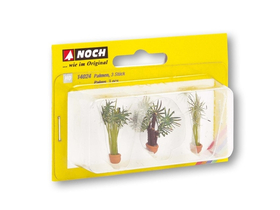 Vagétations miniatures : 3 Palmiers - 1/87 HO - Noch 14024