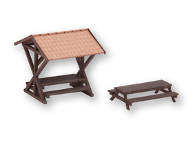 Décor miniature : Aire de repos - 1:120 TT - Noch 14474