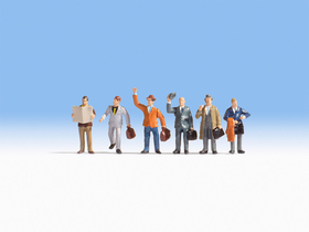 Figurines miniatures : Voyageurs d'affaires  1:87 - Noch 15226