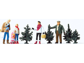 Vente de sapins de noël miniatures