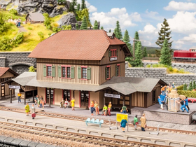 Bâtiment miniature : Gare "Honau" en découpe laser - 1:87 HO - Noch 66007