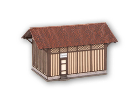 Bâtiment miniature : Édicule d'aisance "Honau" en découpe laser - 1:87 HO - Noch 66103