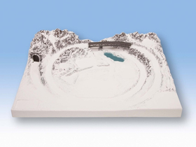 Noch 87015 - Plateau "St. Anton" 1:220 - Z, 40,5 x 53,5 cm, 12 cm de hauteur