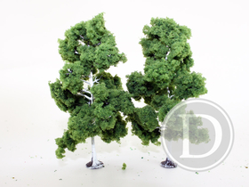 2 bouleaux miniatures 16 cm 1:87, HO - JORDAN 5E