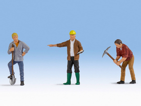Personnages miniatures : Ouvriers du bâtiment - 0, 1:42,5 - Noch 17830