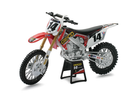 Miniature : Moto Cross Asst. roues libres - 1/12 - New Ray 42453