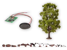 Végétation miniature : Arbre avec chants d'oiseau - 0, HO - Noch 21782