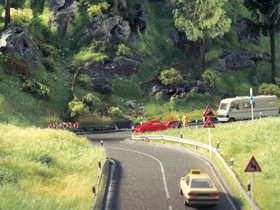 Noch 60703 - Route nationale miniature grise 1:87 - HO