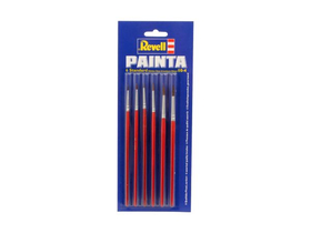 Set de 6 pinceaux standards pour maquettes - Revell 29621