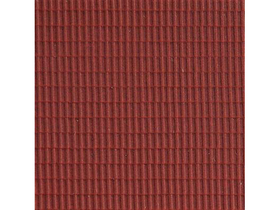 Plaque de toiture rouge 1:87