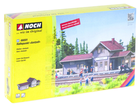 Décor miniature : Kit en découpe laser Petite gare "Amtzell" HO 21,9 cm x 8,6 cm et 8 cm de haut - Noch 66001