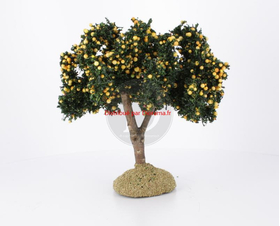 Pommier, pommes rouges 11 cm - décors pour crèches FR-91591