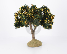 Pommier, pommes jaunes 11 cm - décors pour crèches FR-91591