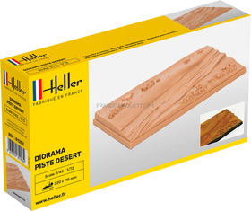 Diorama d'une piste en plein désert - 1/43 - Heller 81253