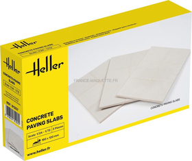 Dalles de pavage en béton 1/24 - 1/72 - Heller 81257