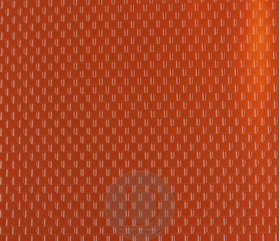 Toit en tuiles rouges 34 x 30 cm 1:50