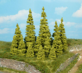 Végétation miniature : Heki 2147 - 7 Mélèzes 7 à 11 cm