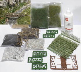 Busch 6046 - Set réalisation rivière miniature 1:87 - HO