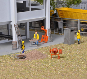 Set construction chantier 1:87 - Kibri 38140