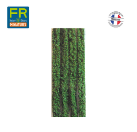 FR 402 - 3 Haies vert moyen - décors pour crèches ou dioramas, maquettes