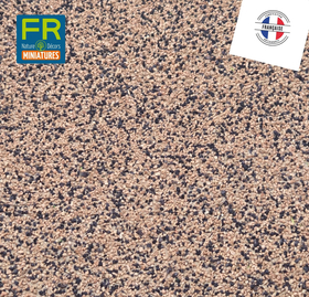 FR 510 - Papier décors imitation de gravier, route, terre miniature