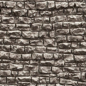 Dalle de décoration miniature : Mur en pierres sèches - 1:87 H0 - Faller 170864