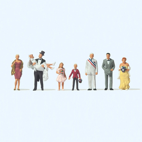 Personnages miniatures : Au mariage - 1:87 HO - Preiser 10790